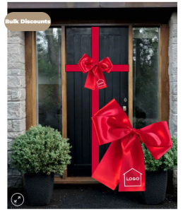 Branded-Door-Bows-by-Personalised-Printed-Ribbons