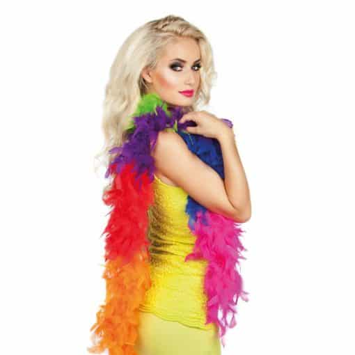 Rainbow Feather Boa